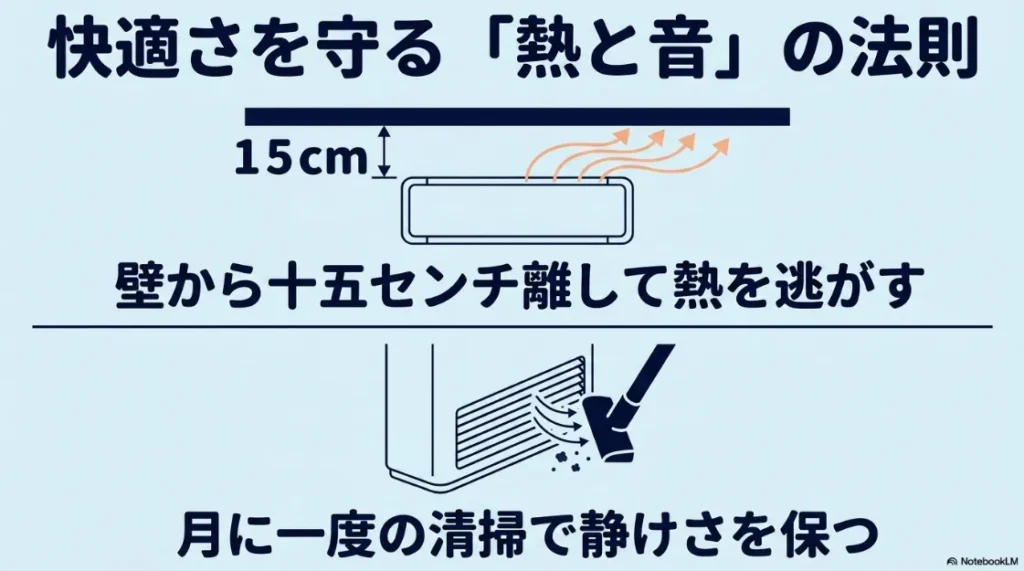 プロジェクターの快適さを守る熱と音の法則：壁から15cm離す排熱管理と月1回の清掃
