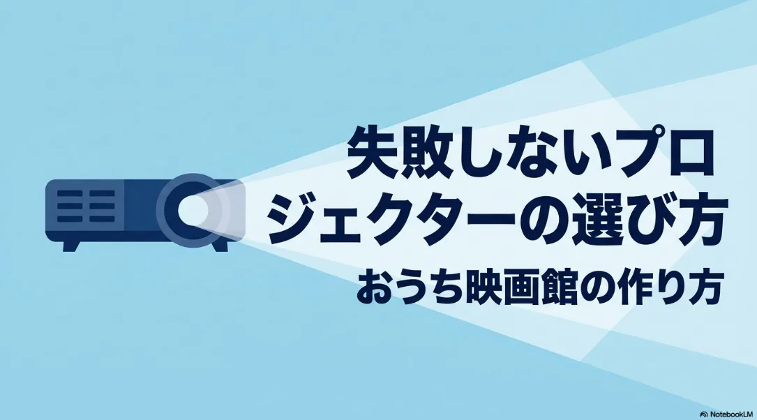 失敗しないプロジェクターの選び方とおうち映画館の作り方