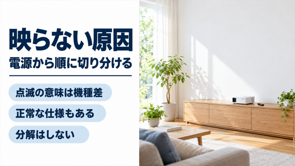 XGIMIが映らないときの切り分けをまとめたバナー